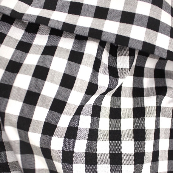 NWT Express Gingham Off the Shoulder Top 10P - Picture 4 of 8